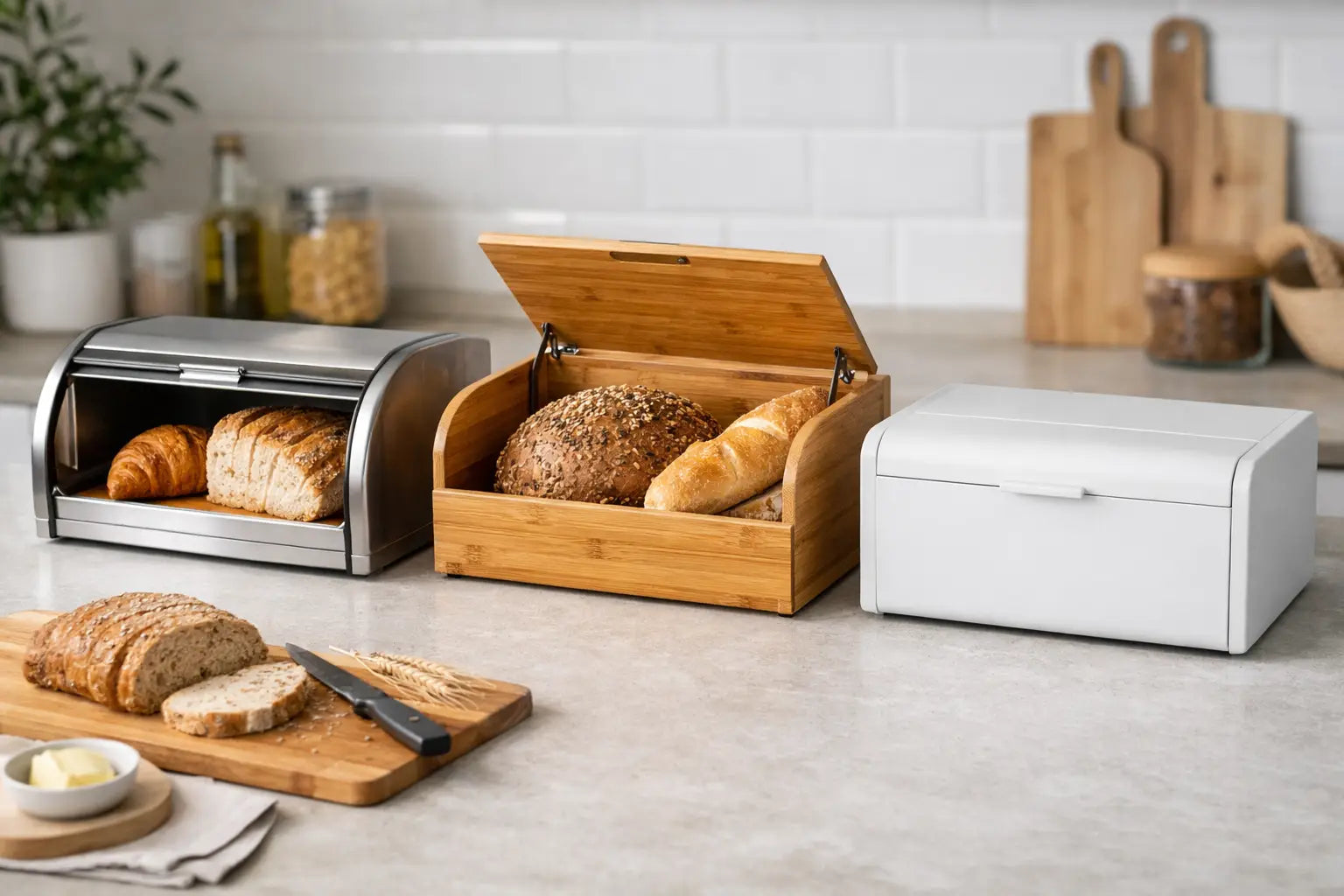 Brooddoos voor op aanrecht kiezen