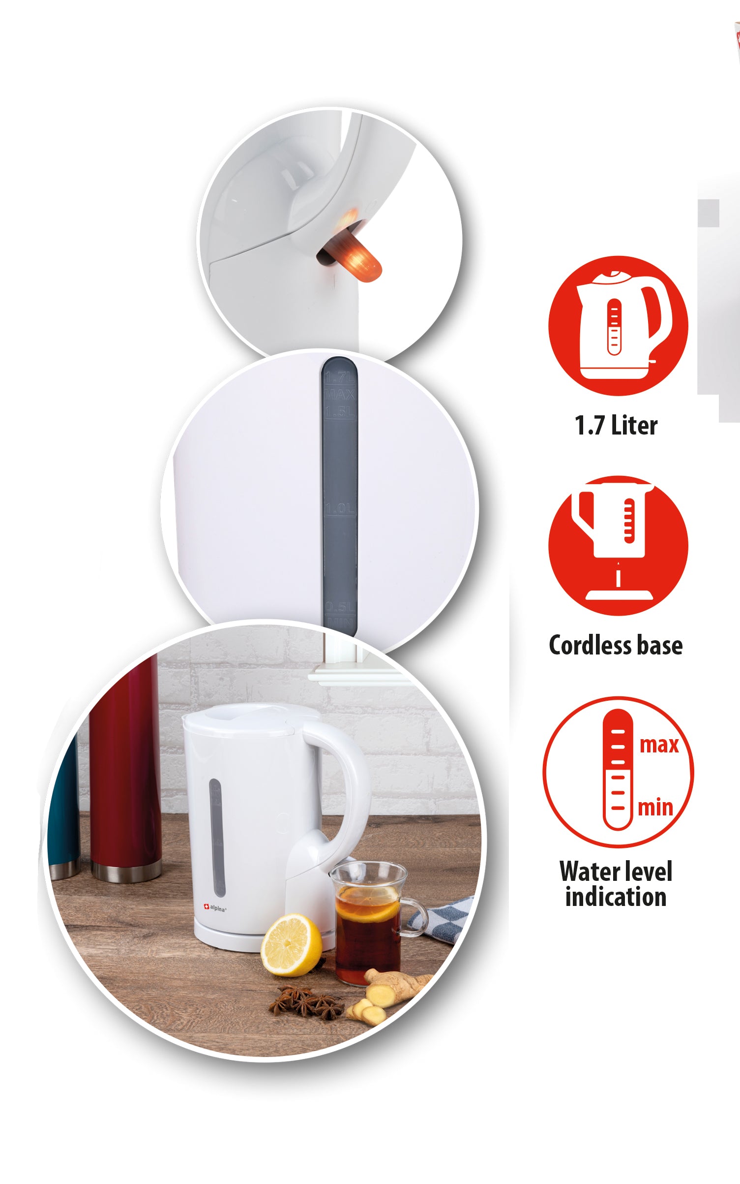 Water Kettle 1,7L Pl