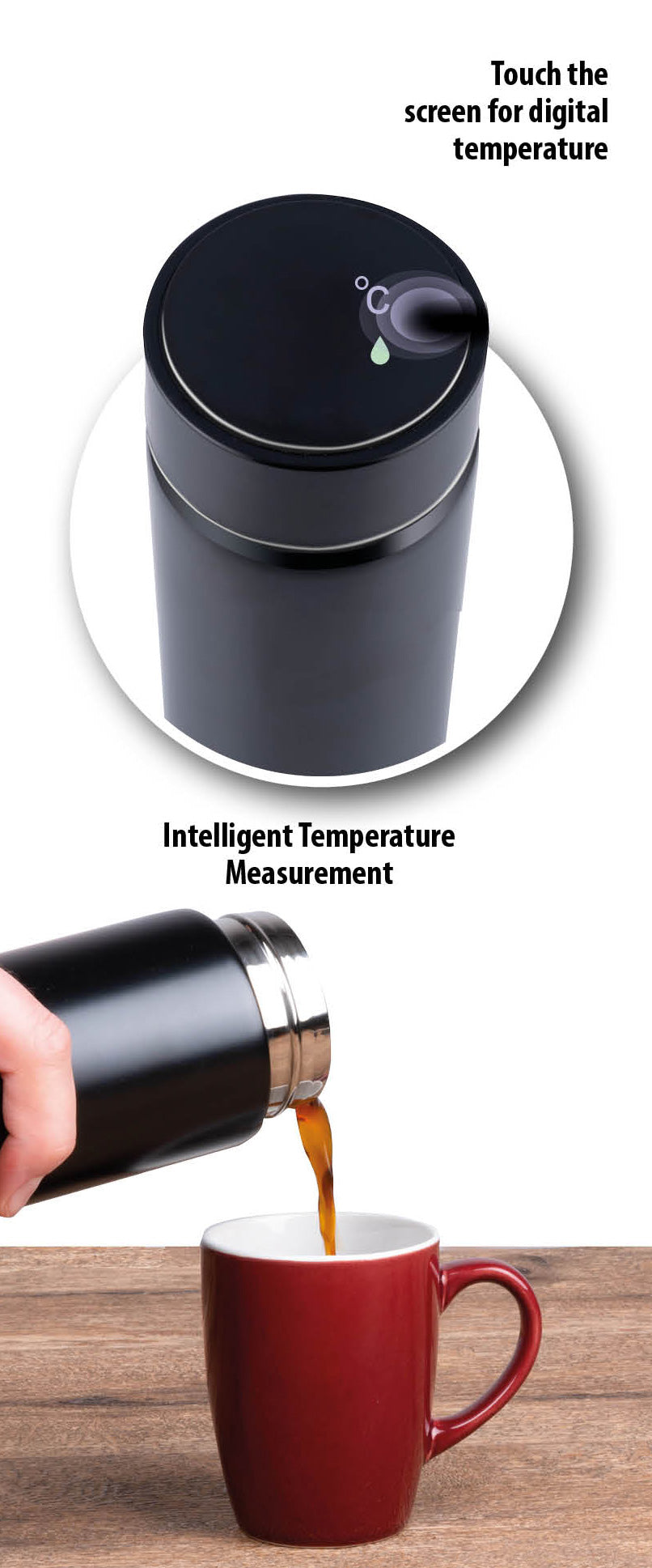 Digital Thermo Bottle 480Ml