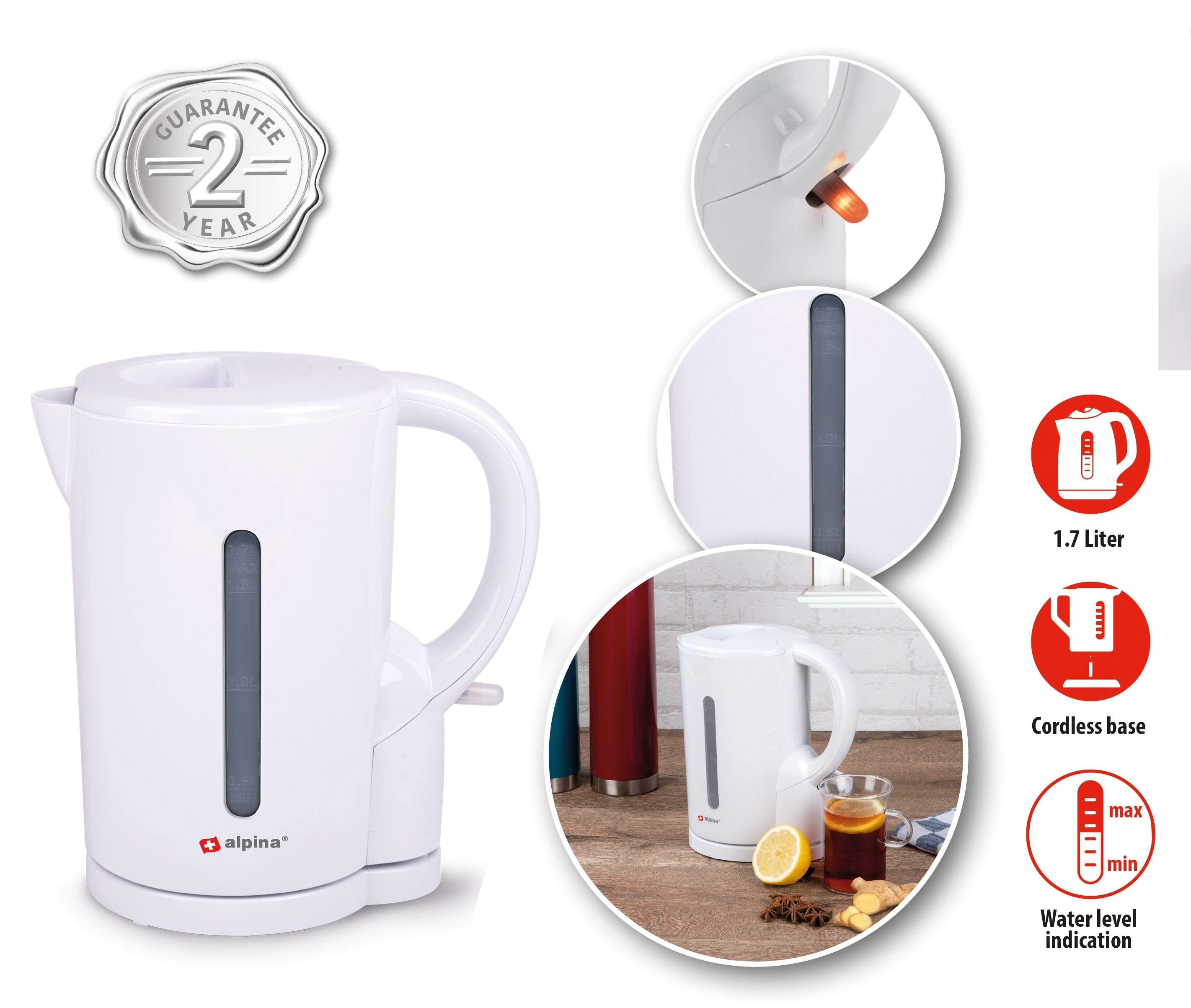 Water Kettle 1,7L Pl