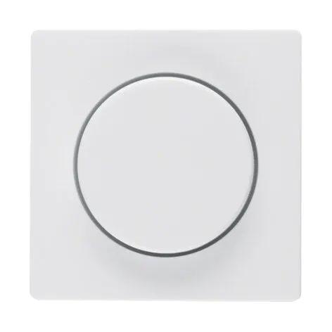 HAGER/BERKER Draaiknop Dimmer Polar Wit RAL 9010 58,5x58,5x17,5