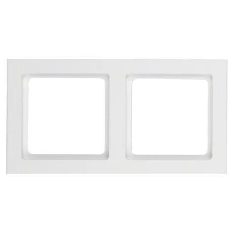 Hager Berker Afdekraam 2 Voudig Q3 Serie Polar Wit RAL 9010
