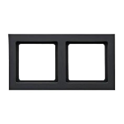 HAGER/BERKER Afdekraam 2-Voudig Q.3 Serie Antraciet RAL 7021