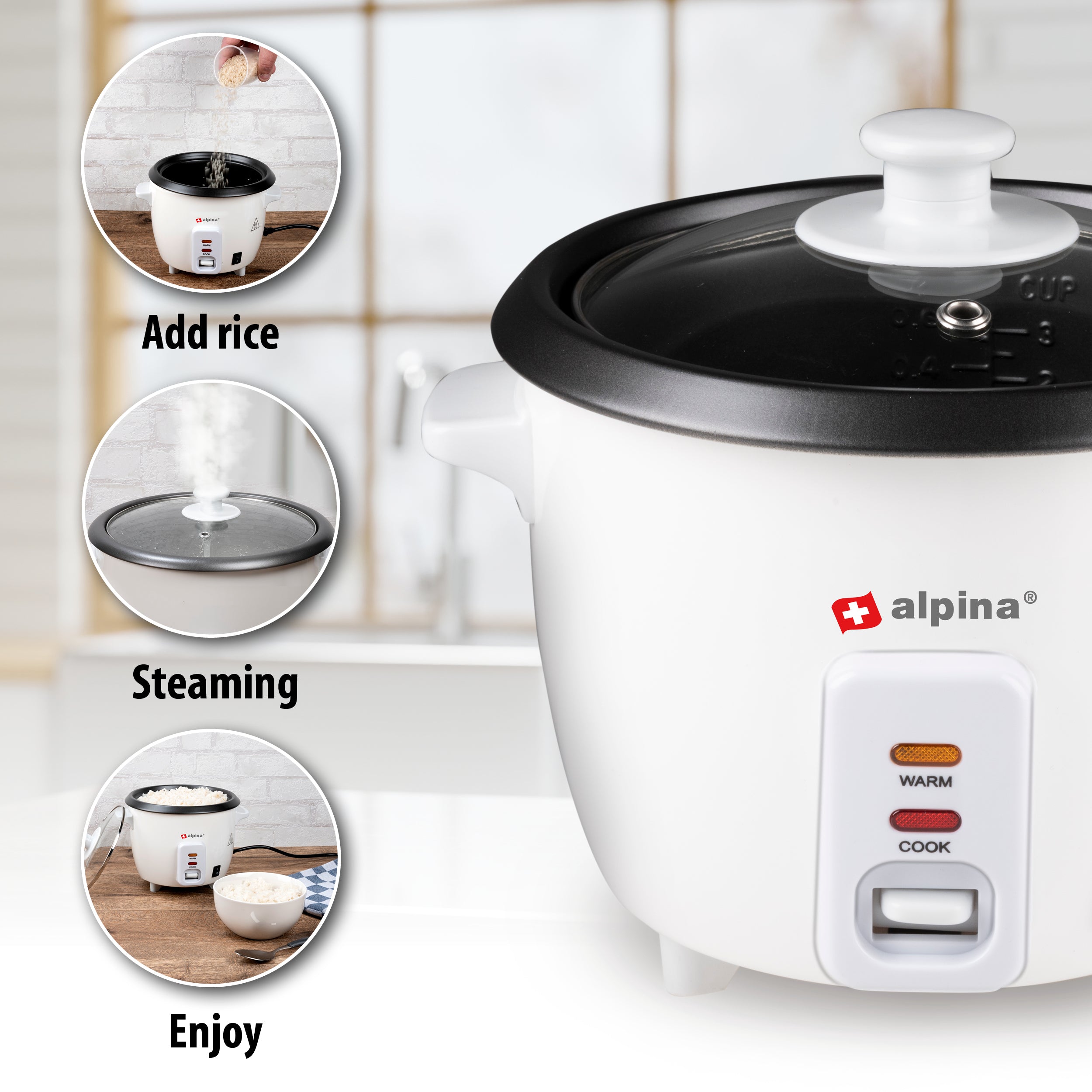 Rice Cooker 0,6L 300W Ab