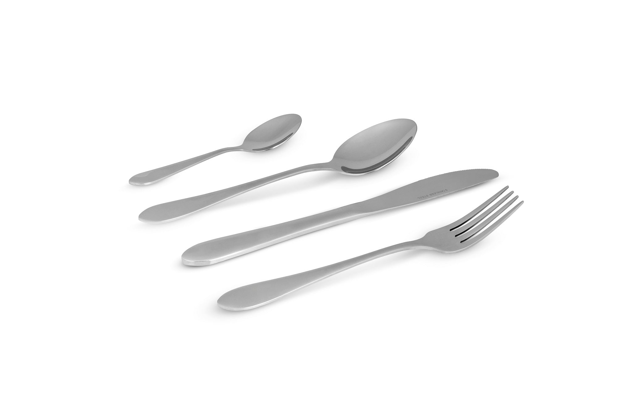 Alpina Cutlery Set - 16 Pieces - Stainless Steel