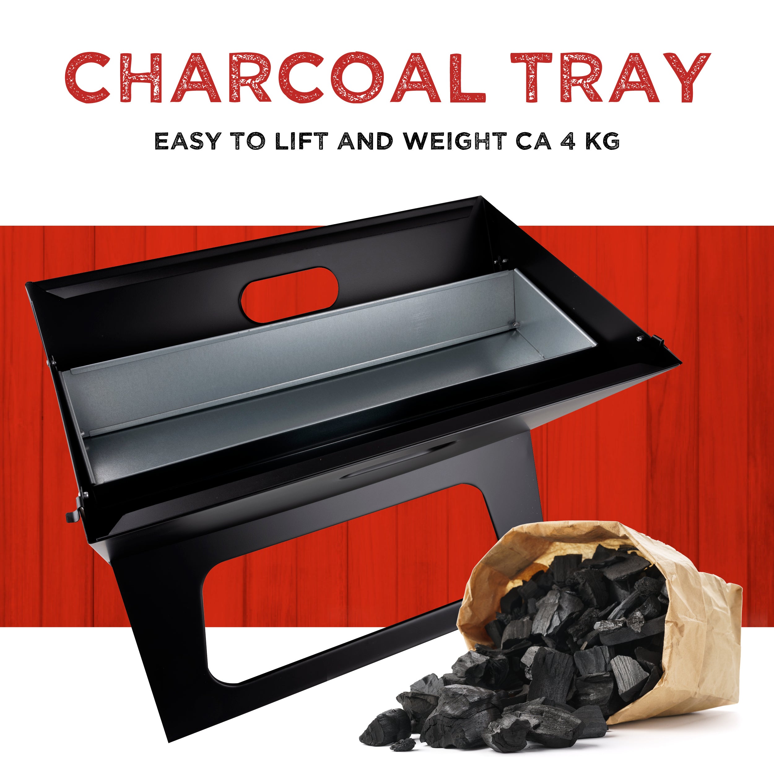 Bbq Collection Tafel Bbq Houtskool - Camping Bbq - Opvouwbare En Draagbare Barbeque - Barbecue Met Losse Vuurschaal En Grillrooster - 46 X 36,5 X 28 Cm