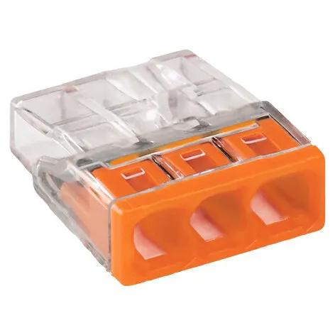 WAGO Lasklem 3-Voudig Compact Type 2273 Transparante Behuizing