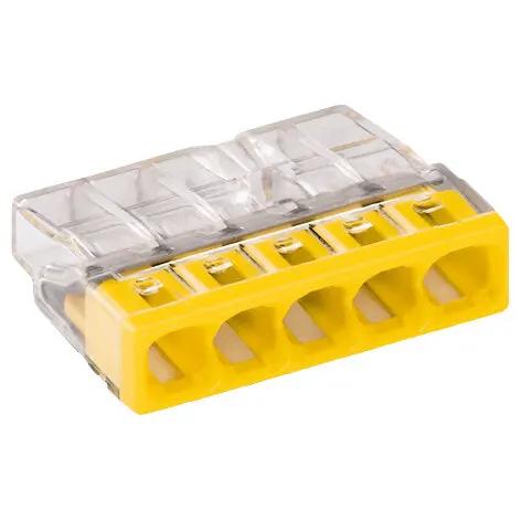 WAGO Lasklem 5-Voudig Compact Type 2273 Transparante Behuizing