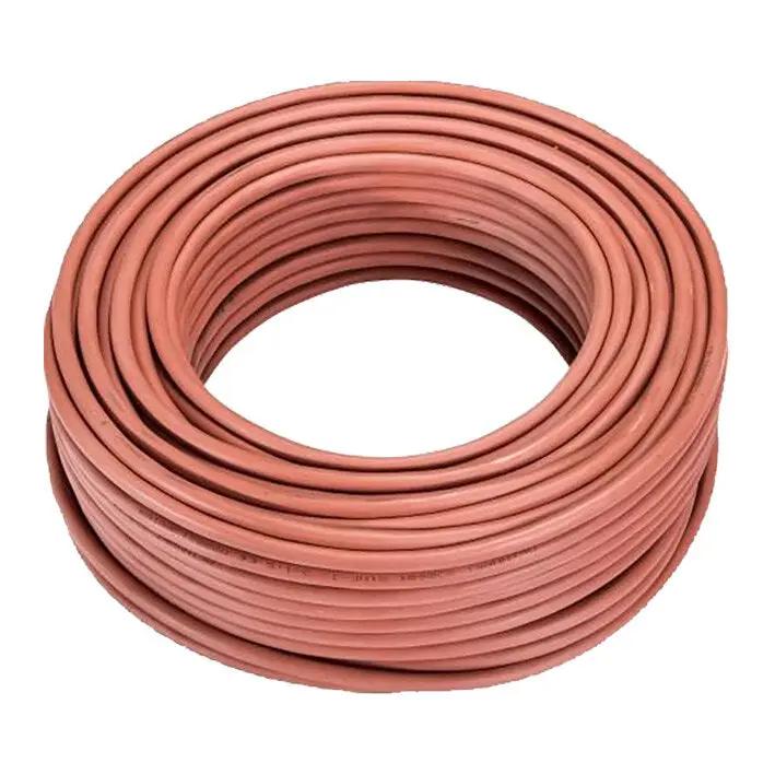 SIHF Snoer 2x0,75mm² 100m Rood Op Rol Hittebestendig Siliconen