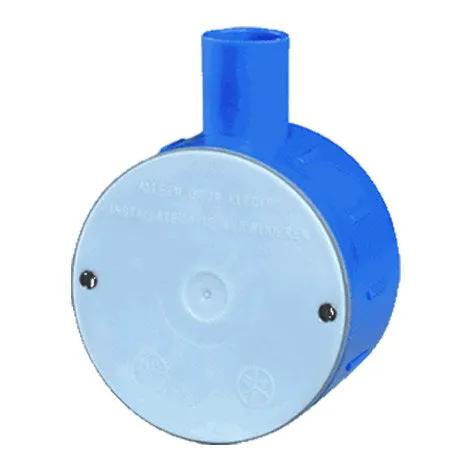 ABB Inbouwdoos Voor Perilex Wandcontactdoos Blauw Met Verstelbare Ring