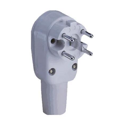ABL Perilex Haaks Stekker 25A 5 Polig 380V Wit Voor 7,4 KW