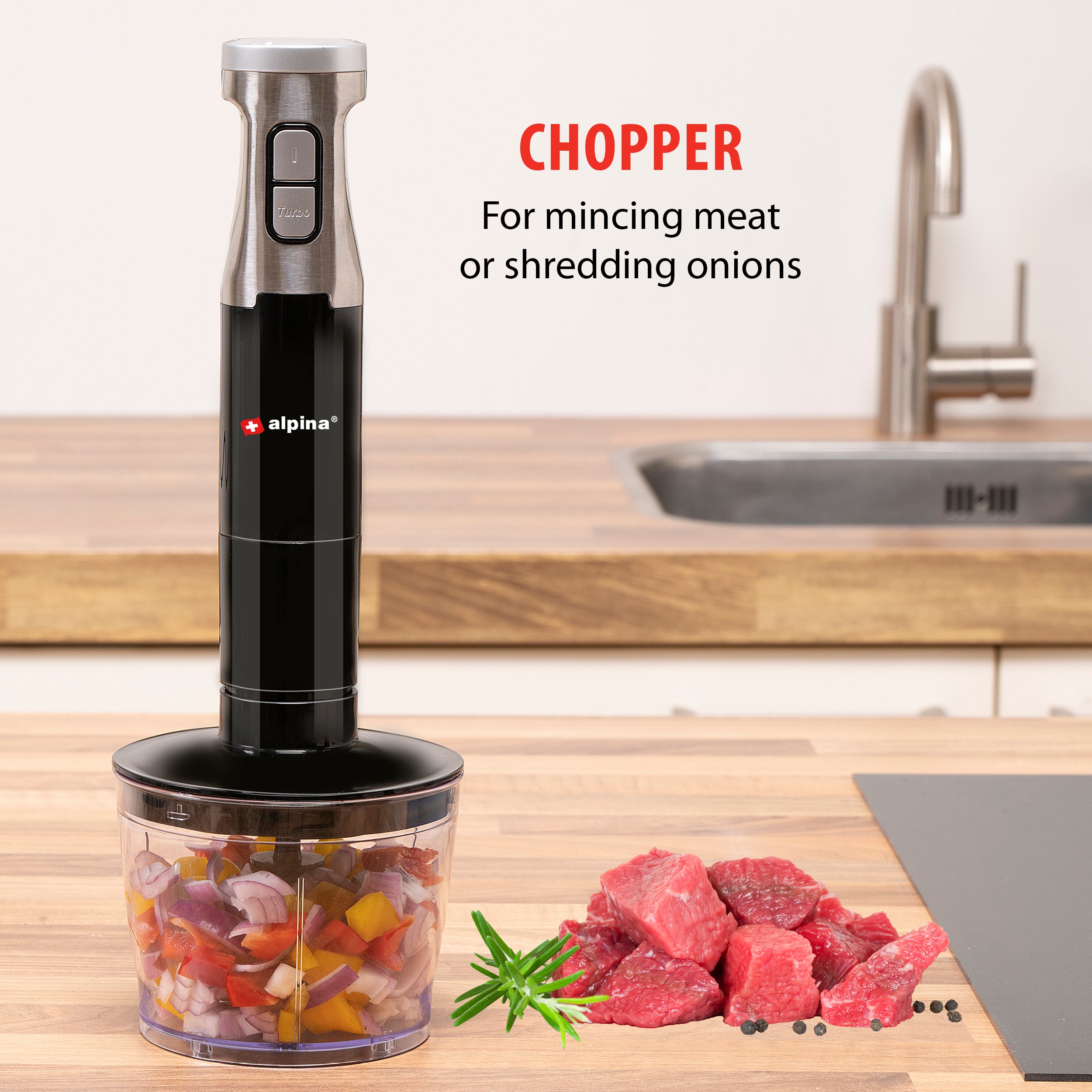 Stick Blender Set 230V Ss 1000W