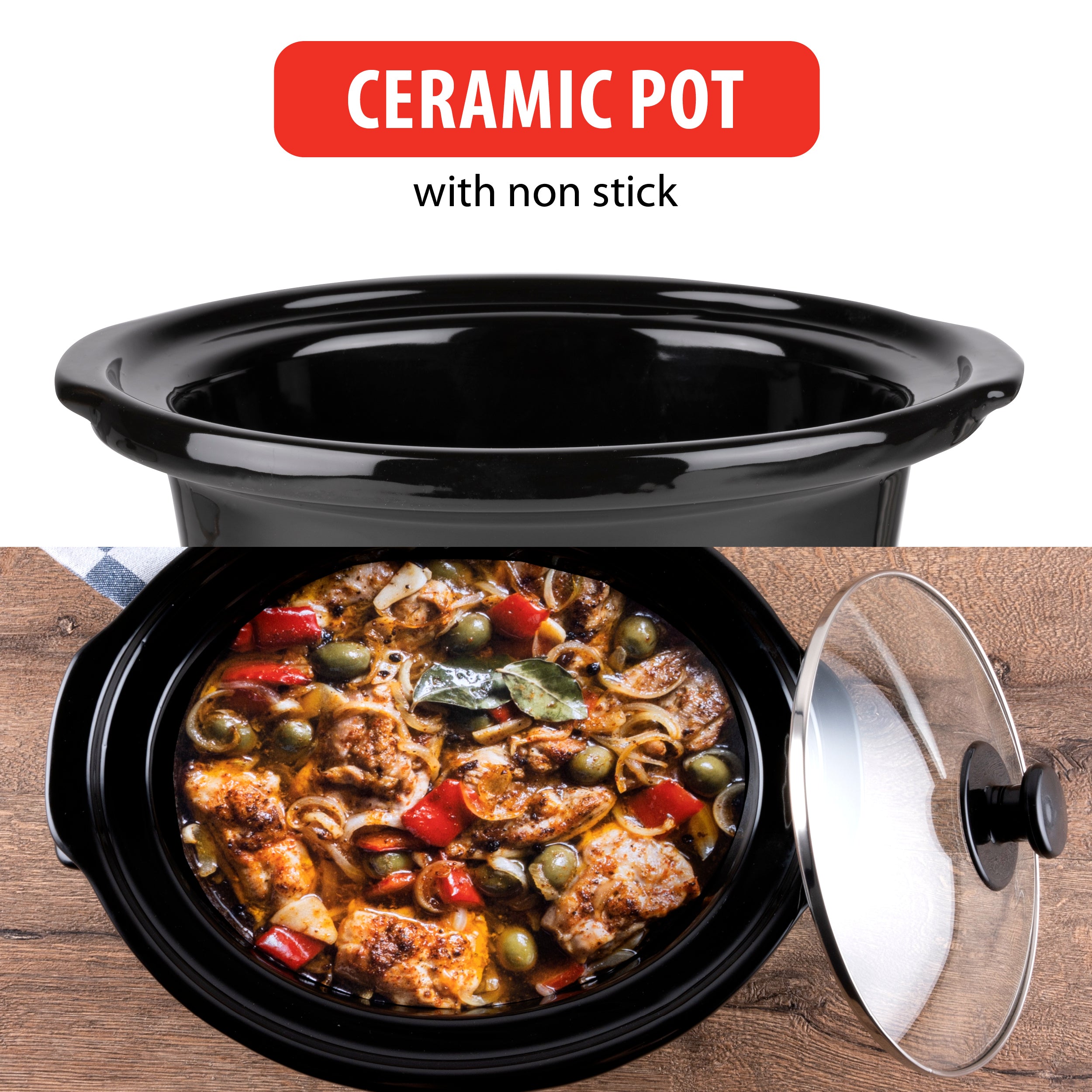 Cooker Slow 3.5L 240W Ss