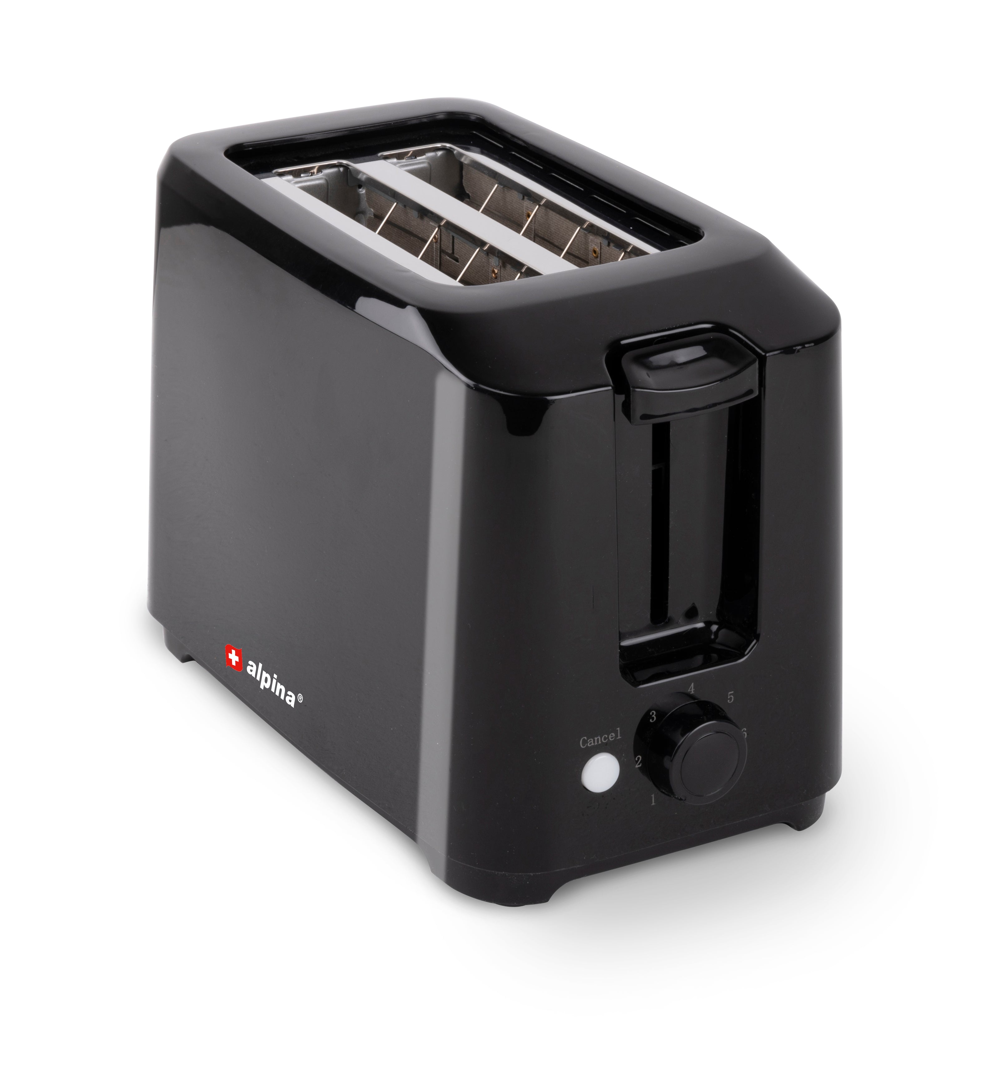 Toaster 700W Pl Black