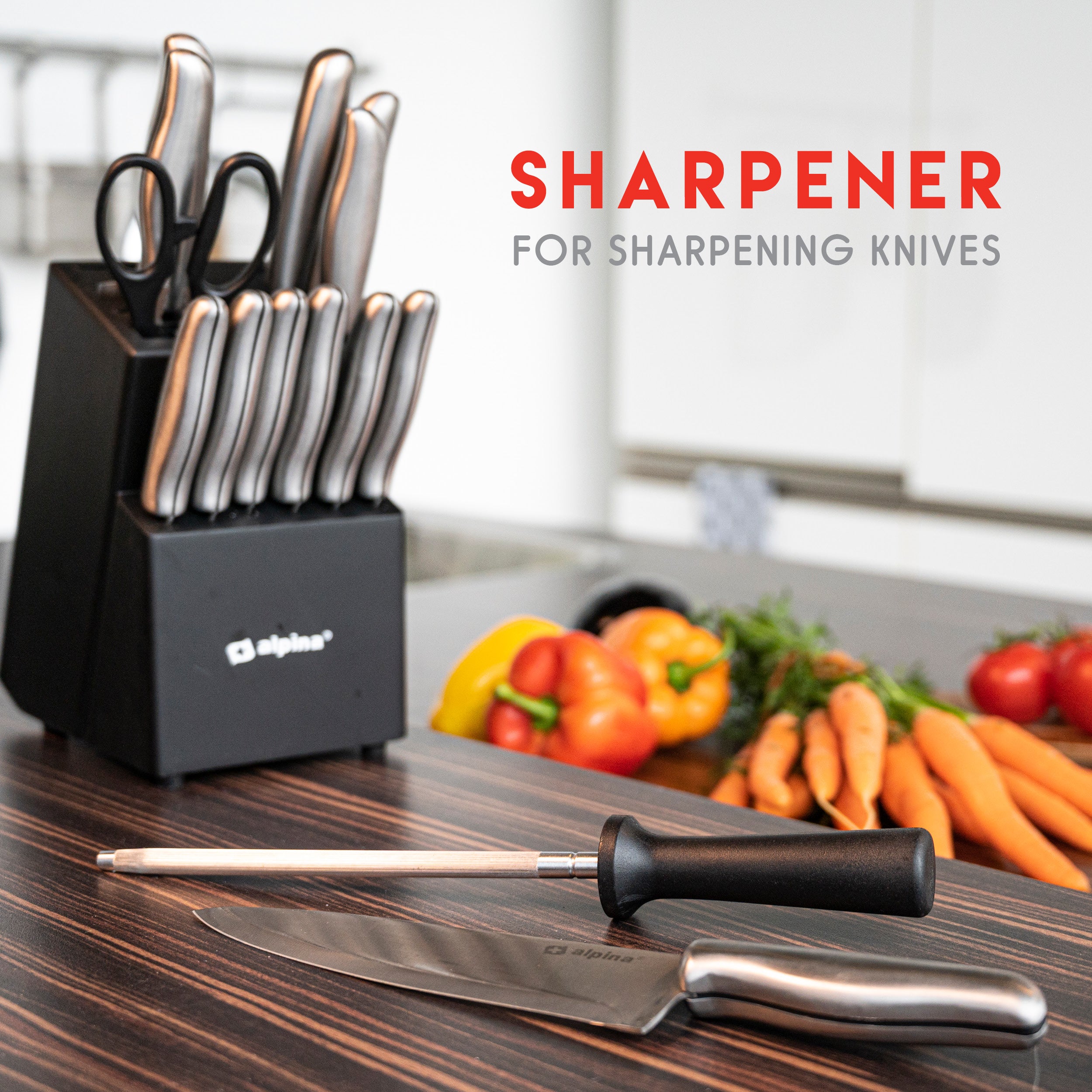 Knife 15Pcs With Block