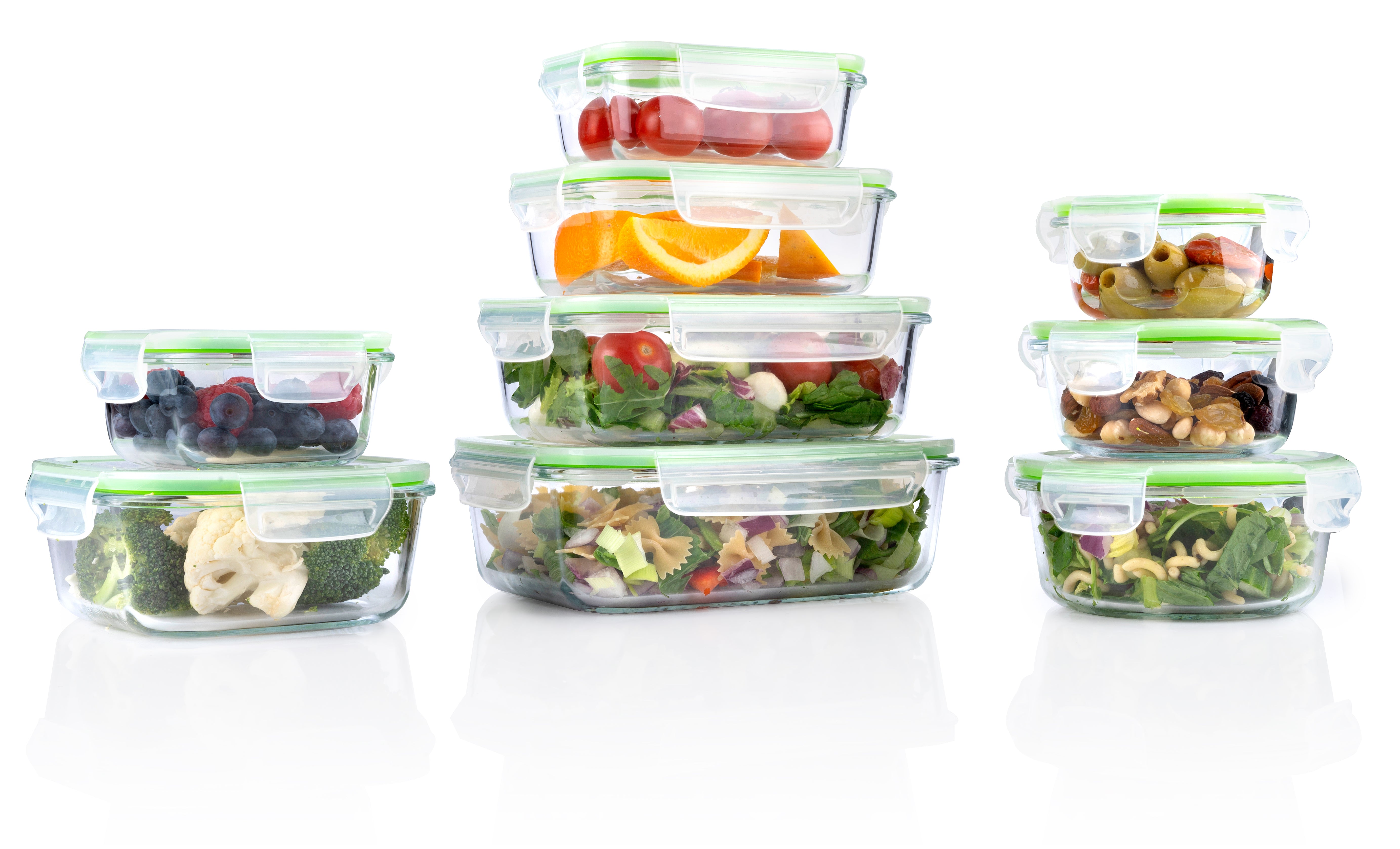 Food Container 18Pc 9Diff Size
