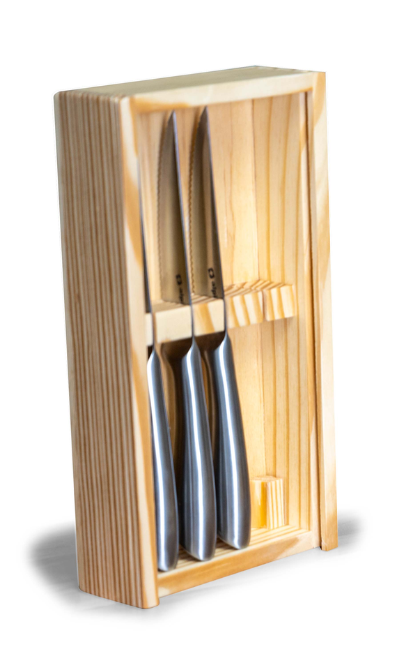 Steak Knife 4Pc In Wooden Box