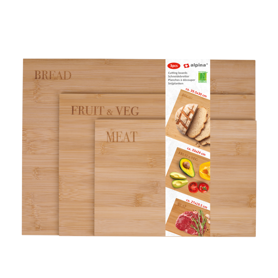 Cut Board 3Pc With Text