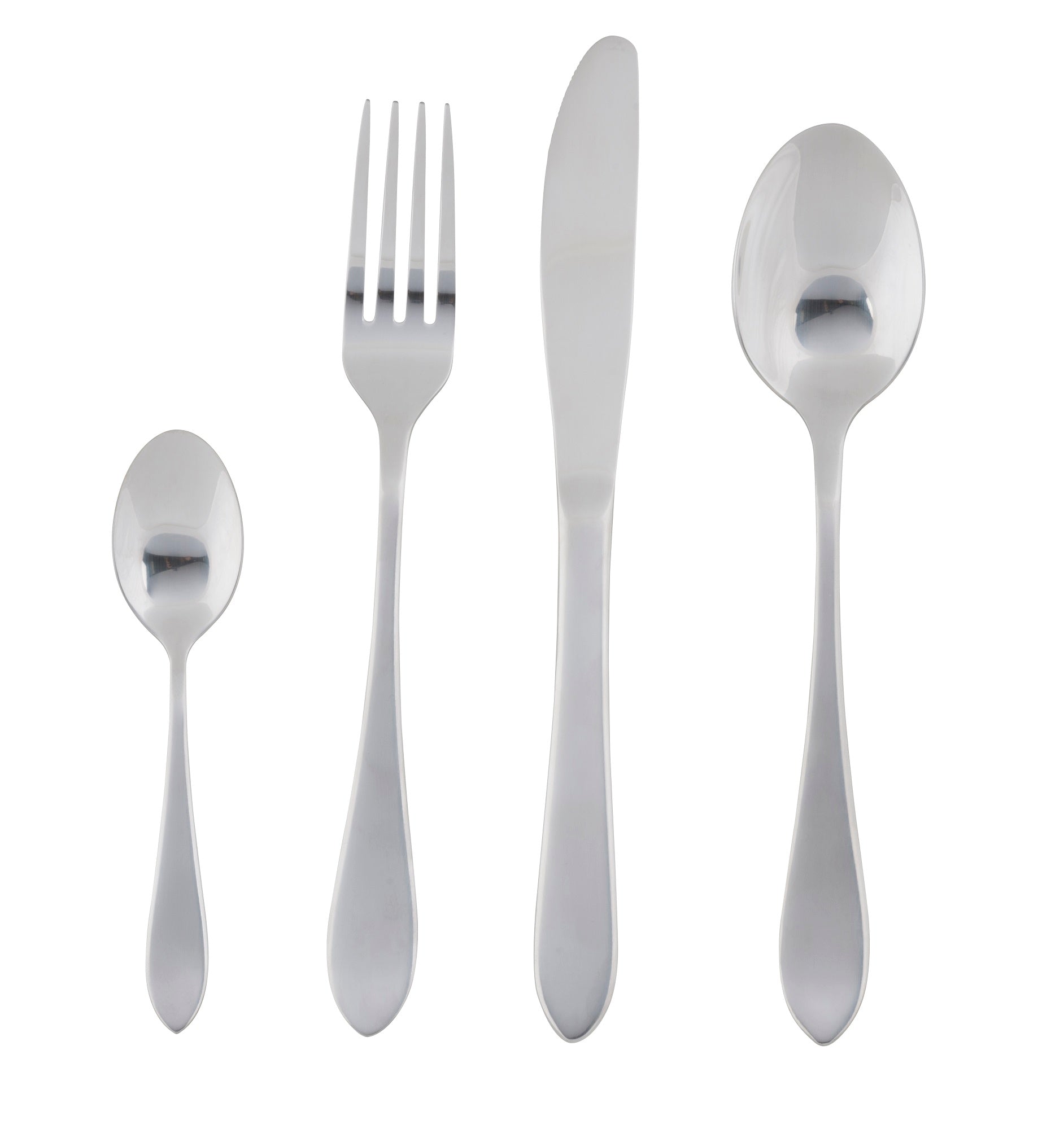 Alpina Cutlery Set - 16 Pieces - Stainless Steel
