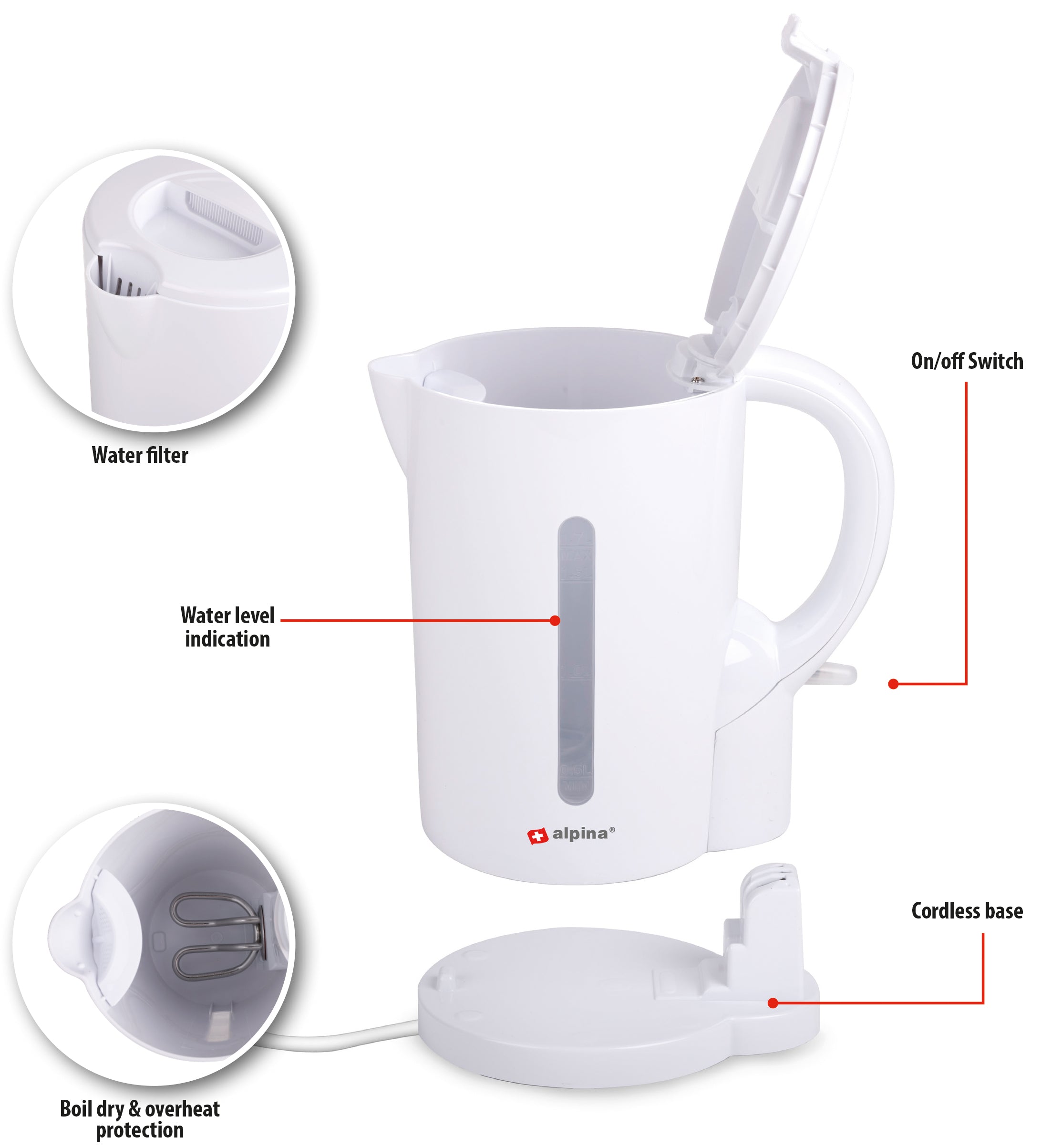 Water Kettle 1,7L Pl