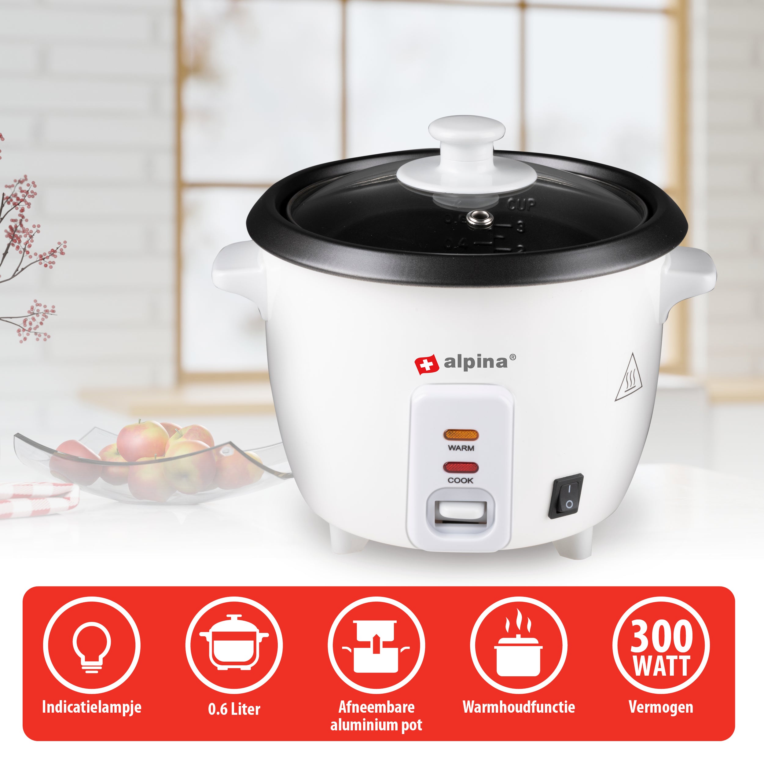 Rice Cooker 0,6L 300W Ab