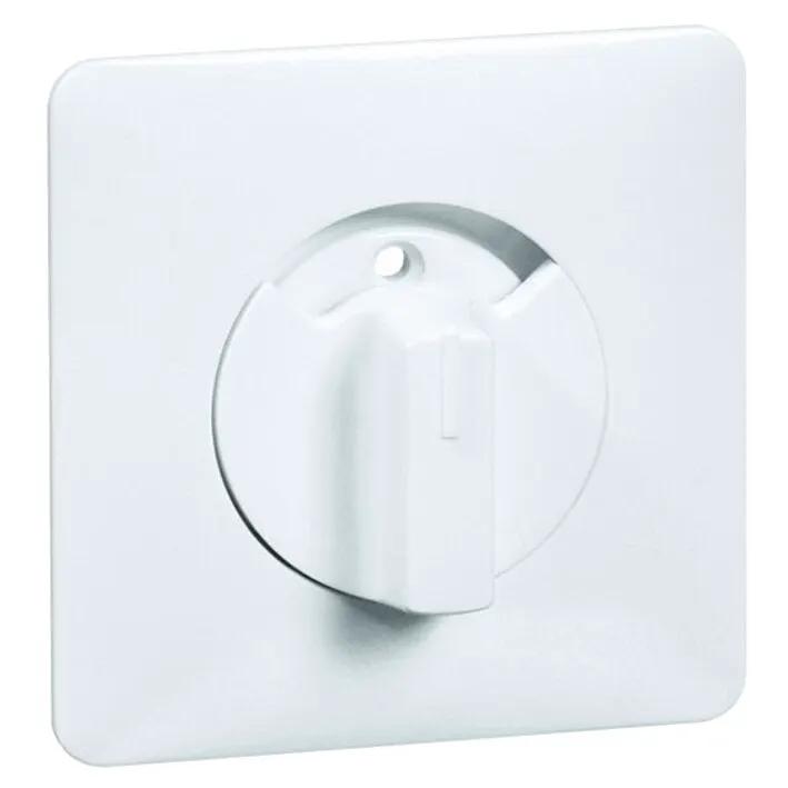 PEHA Afdekplaat Met Knop Wit Voor Ventilatieschakelaar RAL 9010