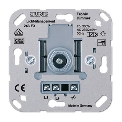 JUNG LED Dimmer 1730DD Inbouw 3-210VA Voor LED Verlichting