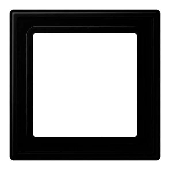 JUNG Afdekraam 1-Voudig LS990 Serie Mat Zwart