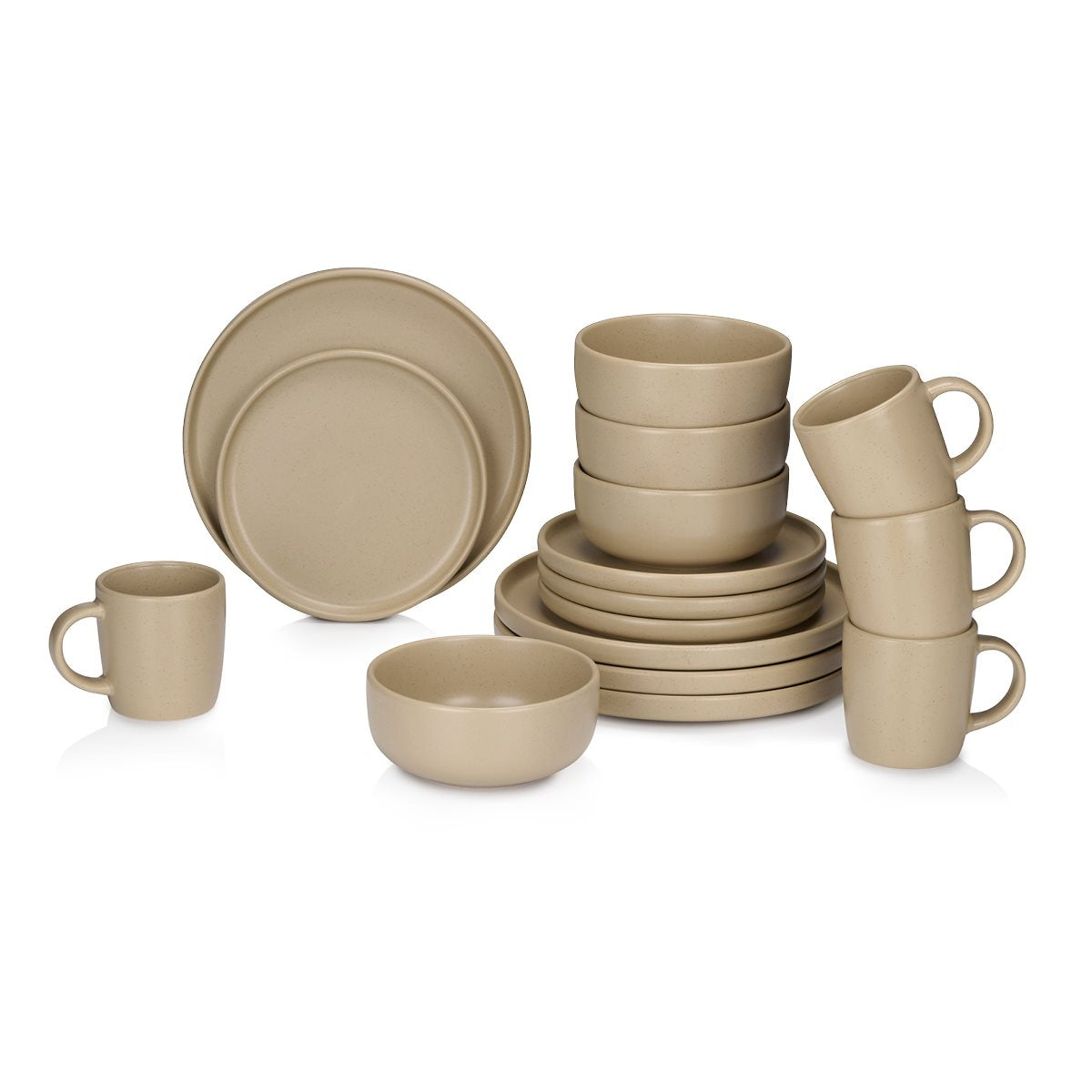 Dinnerware Set 16Pc Stoneware