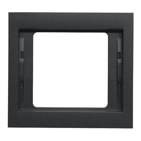 Hager Berker Afdekraam 1-Voudig K.1/K.5 Serie Mat Antraciet