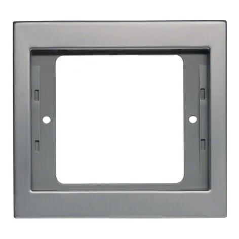 HAGER/BERKER Afdekraam 1-Voudig K1/K5 Serie RVS Roestvrij
