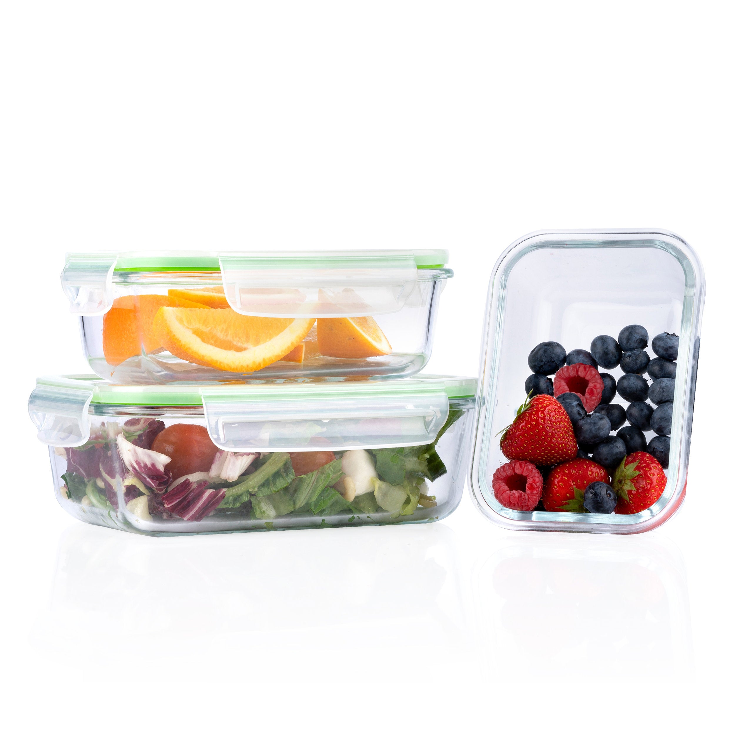 Food Container 6Pc 3Diff Size