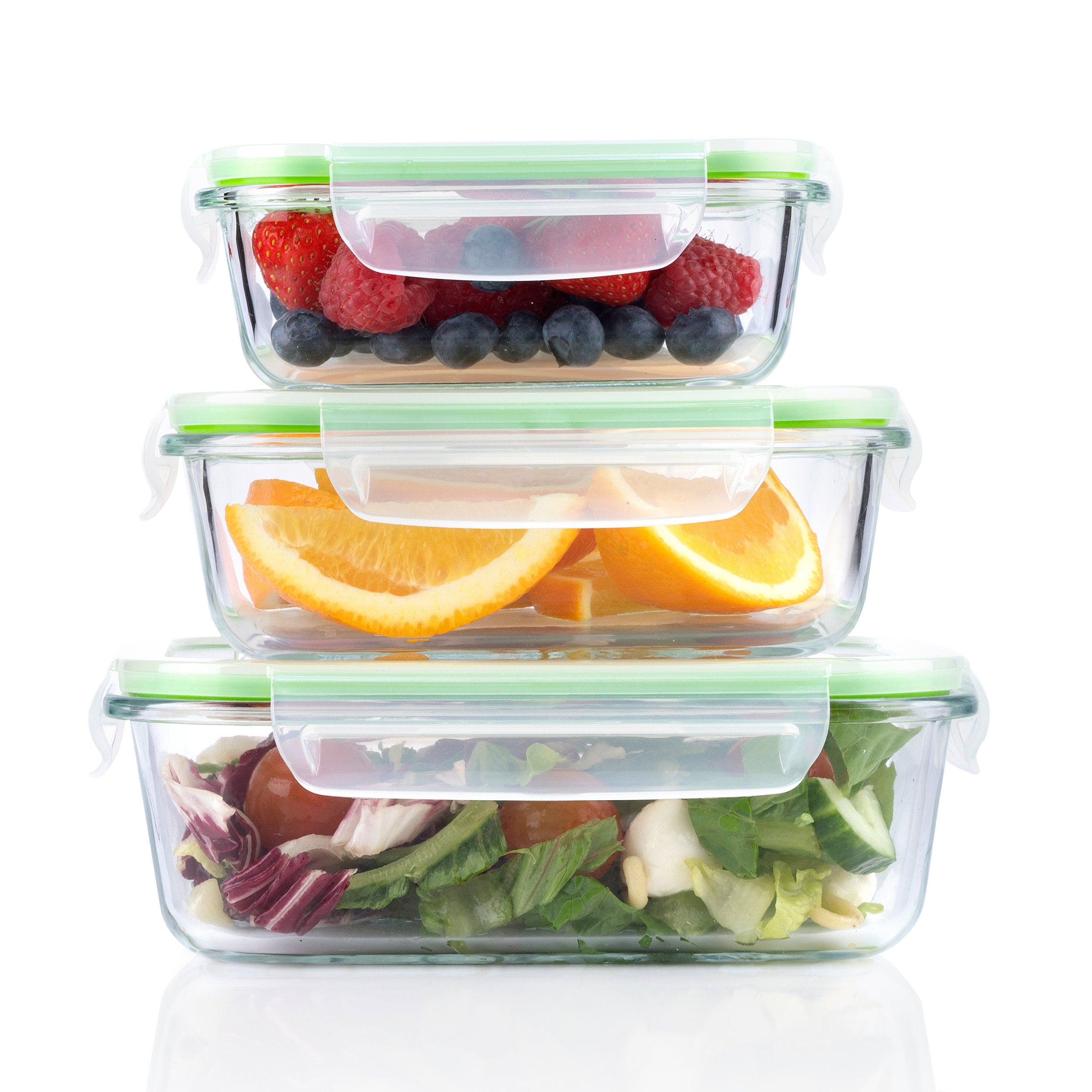 Food Container 6Pc 3Diff Size