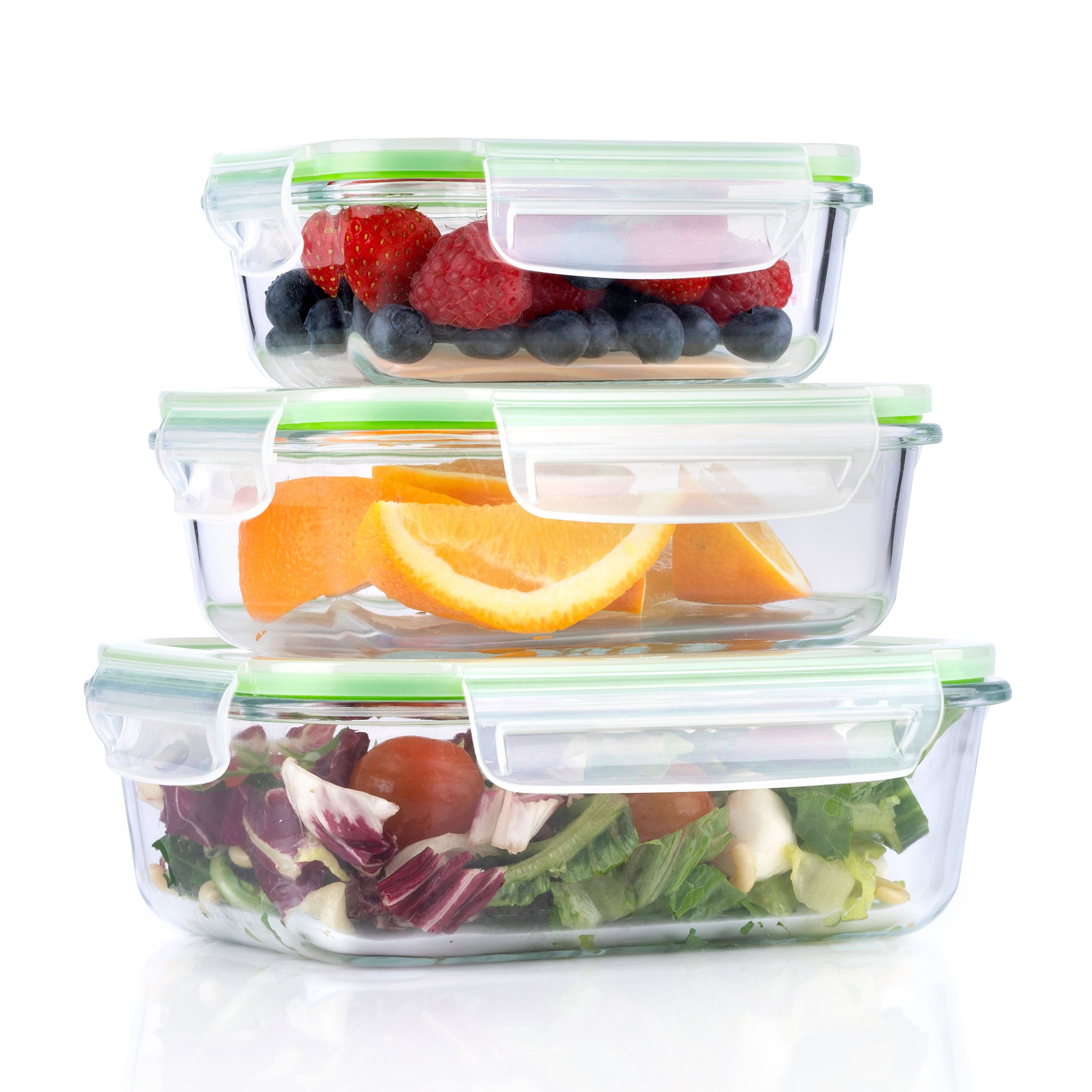 Food Container 6Pc 3Diff Size