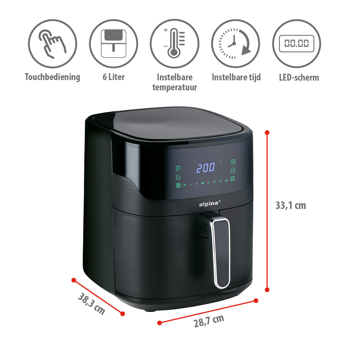Air Fryer 6L 1600W