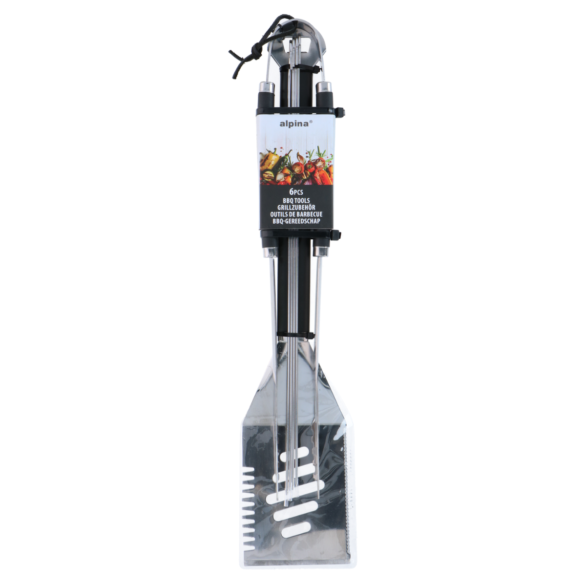 Bbq Tools 6Pcs 3*46,5Cm Ss
