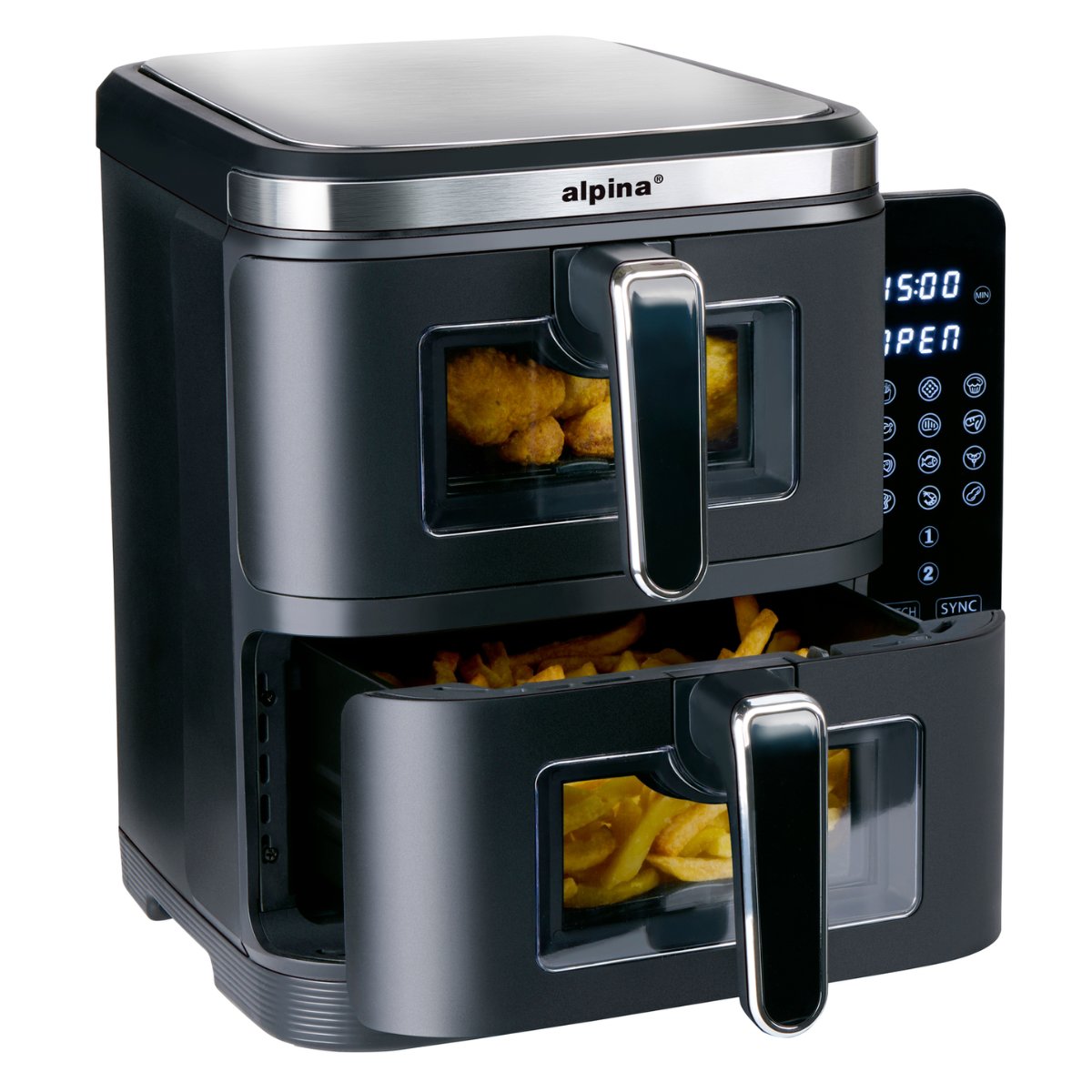 Alpina Heteluchtfriteuse 2800W 11L - Kunststof