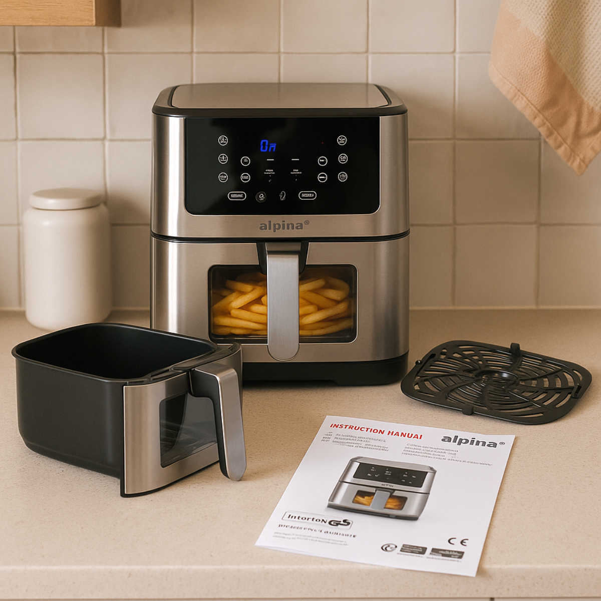 Air Fryer 230V 8L 1800W Digita