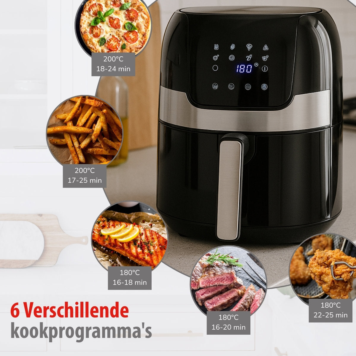 Airfryer 230V 3.5L 1400W Digit