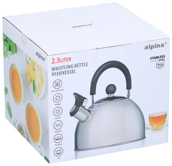 Alpina Whistling Kettle 2.5L Ø19Cm
