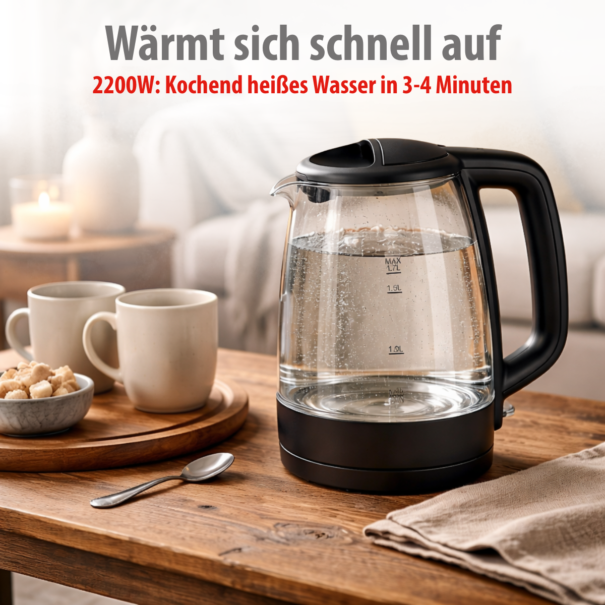 Alpina Elektrische Waterkoker 1,7L