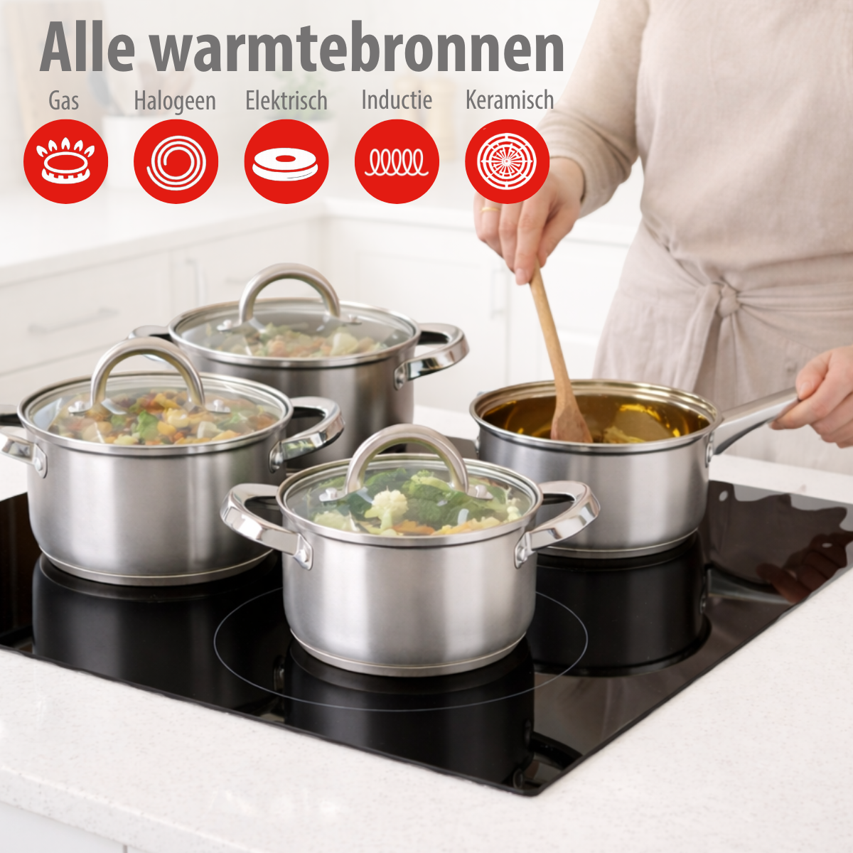Alpina Kookgerei Set 7-Delig