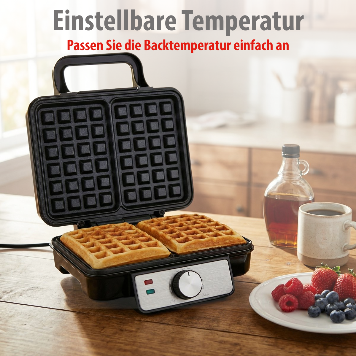 Alpina Wafelijzer 1200W Voor 2 Wafels