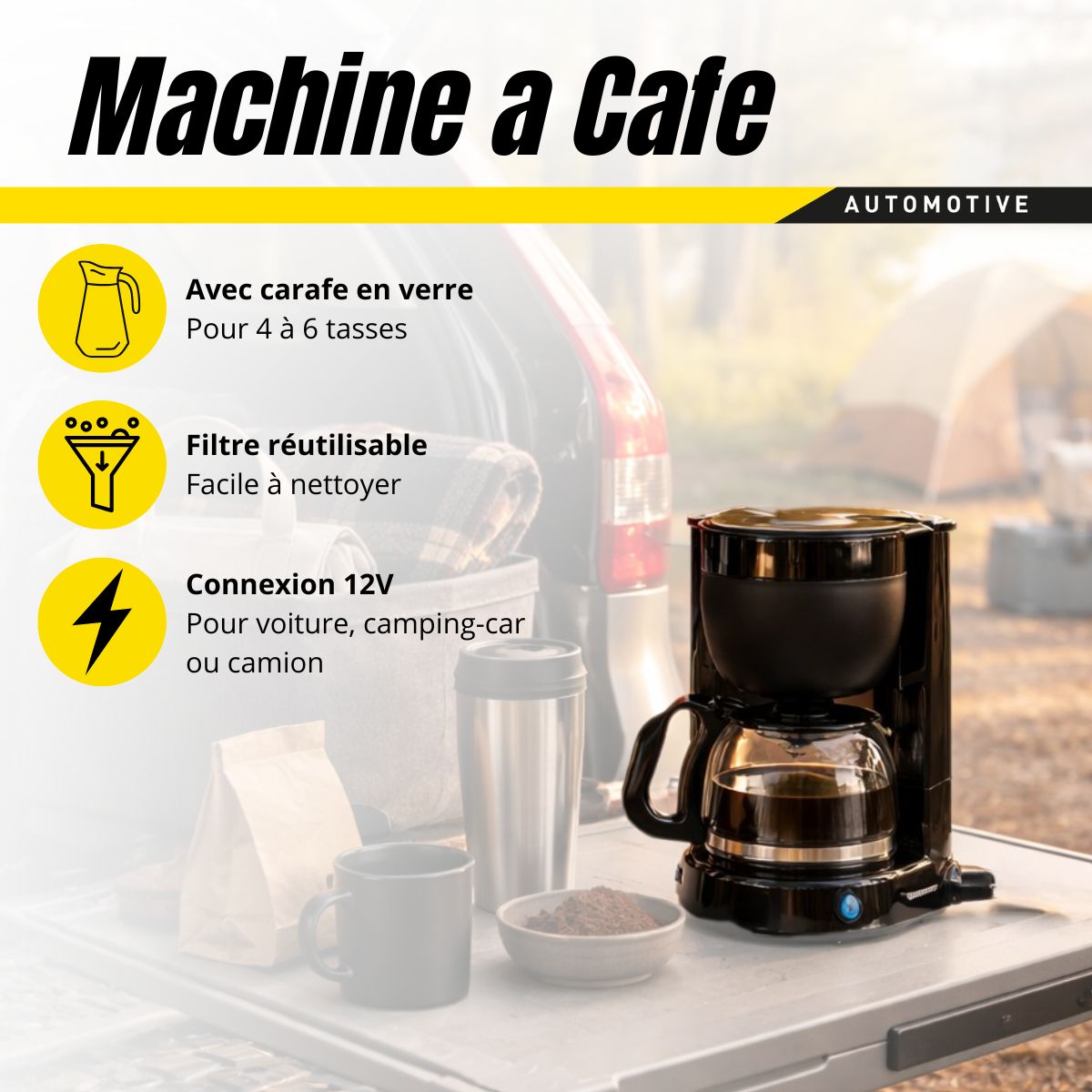 Coffee Maker 12V/170W