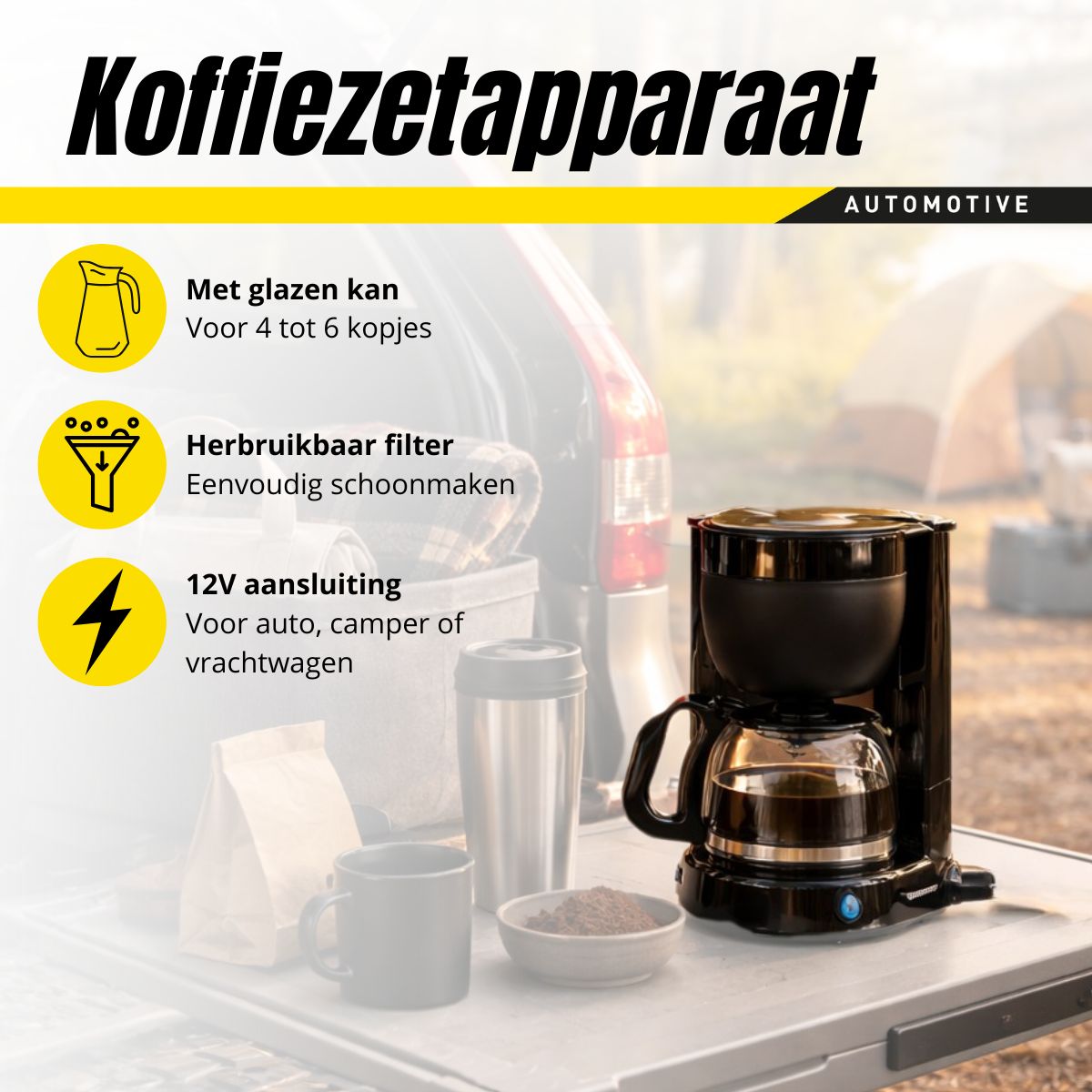 Coffee Maker 12V/170W