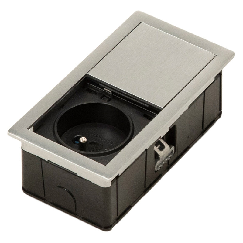 ASA VersaHIT Inbouw contactdoos RVS
