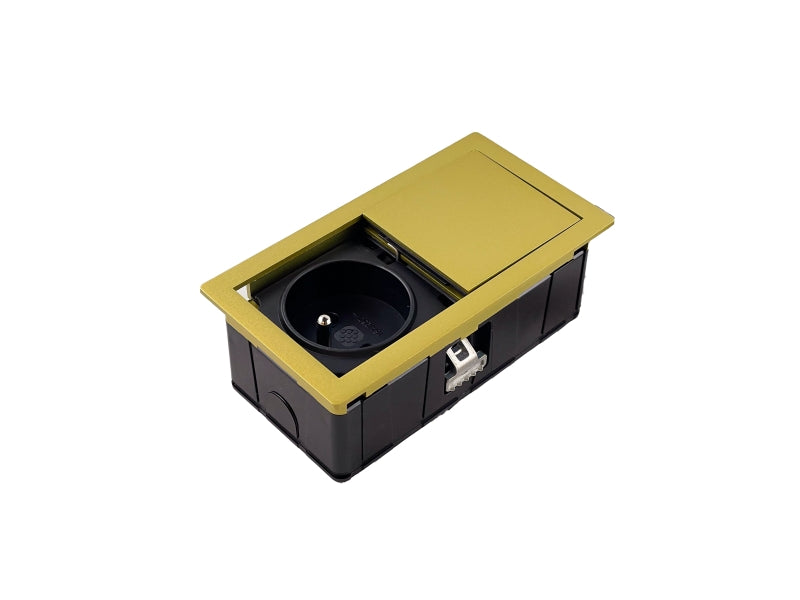 ASA VersaHIT Inbouw contactdoos Goud