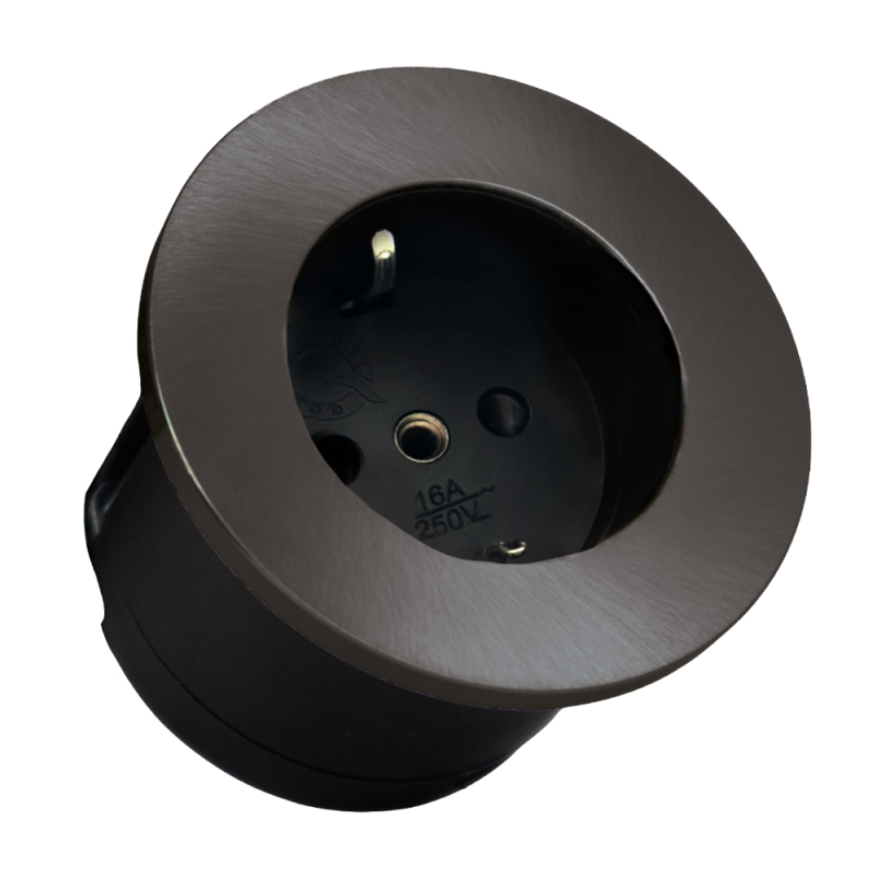 CARESSI CAPS Contactdoos Gun Matel