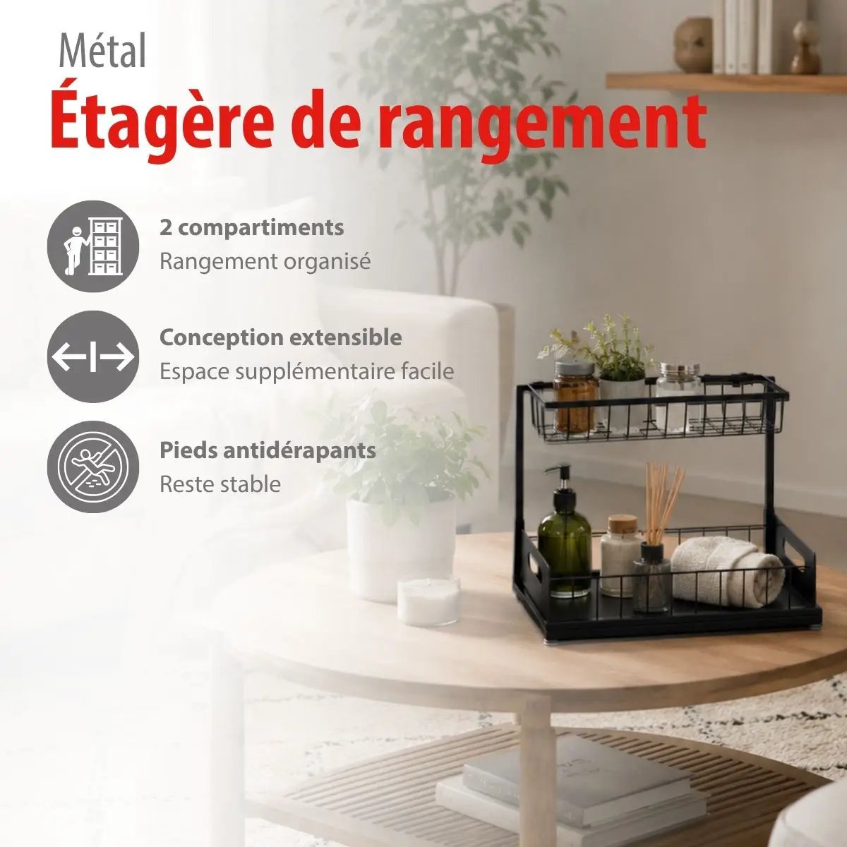 Storage Rack With Holder