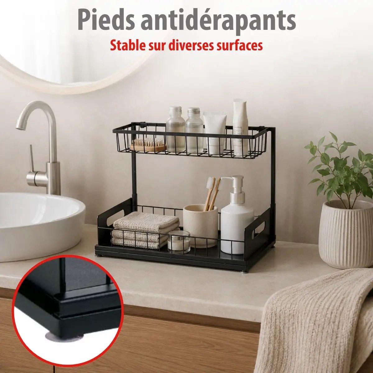 Storage Rack With Holder